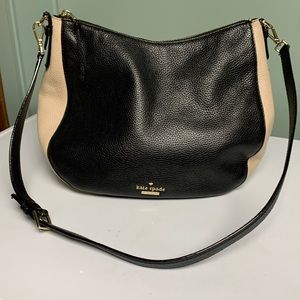 Black and cream Cross body Kate Spade bag